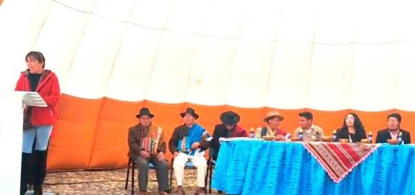 Celebración de la fiesta de Pentecostés en Manquiri
