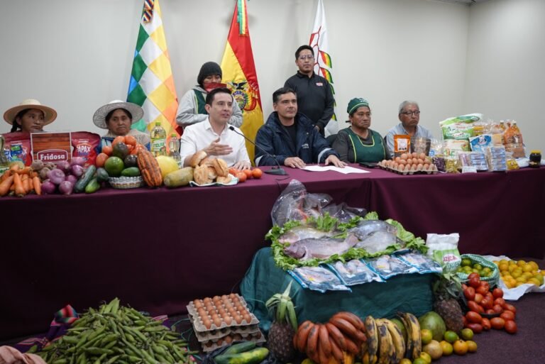 Lanzamiento de la feria «Bolivia Produce» para fomentar el consumo nacional