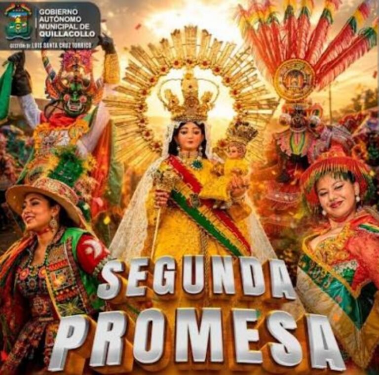 Quillacollo invita a la segunda promesa por la Virgen de Urkupiña para este domingo 26