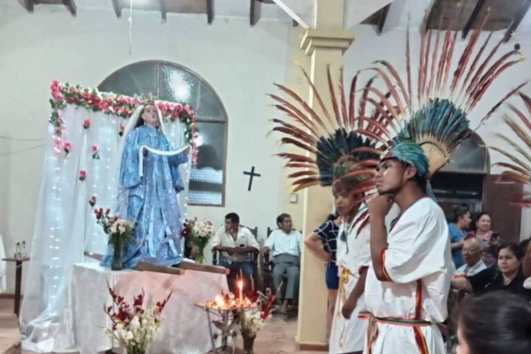 El Gran Cabildo Indigenal de la Santísima Trinidad conmemora la festividad de la Virgen de la Asunta