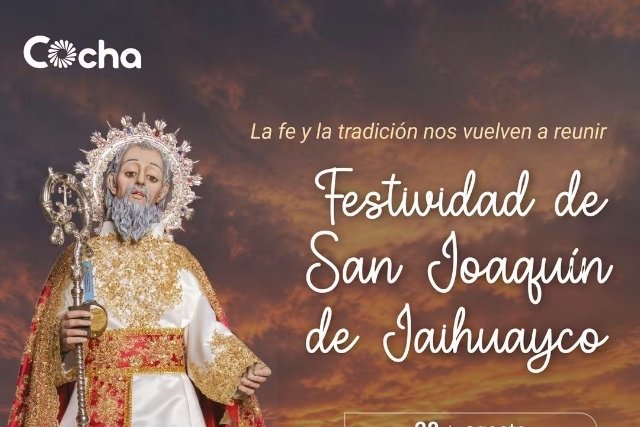 Cochabamba se prepara para vivir la tradicional Festividad de San Joaquín de Jaihuayco