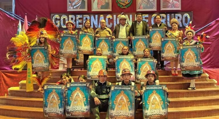 Huanuni da inicio formal a los preparativos de la Festividad de la Virgen del Rosario
