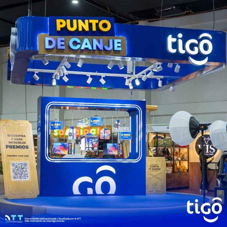 Tigo lanza un juego con pistas digitales y premios en la Expocruz