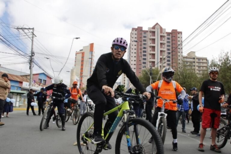 La Paz celebra el Día Nacional del Peatón y del Ciclista