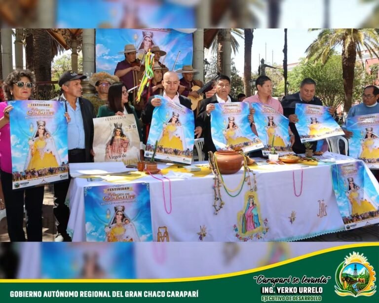 Caraparí se prepara para vivir más de un siglo de fe en la Festividad de la Virgen de Guadalupe